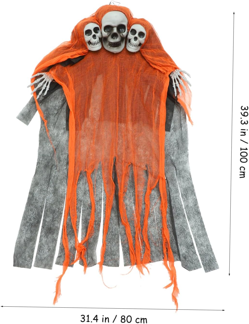 Hanging Skeleton Ghost Props Halloween Scary Decorations Outdoor Ghost Decor