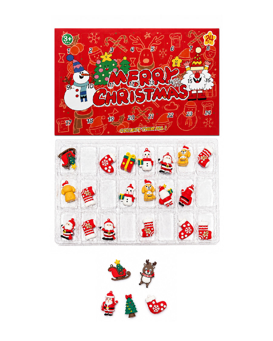 Christmas Advent Calendar 2026, 24 Mini Charm Blind Box, Kids / Adults Holiday Gift