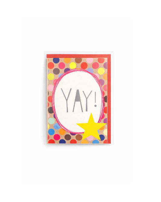 YAY Greeting Card (1 Pc)