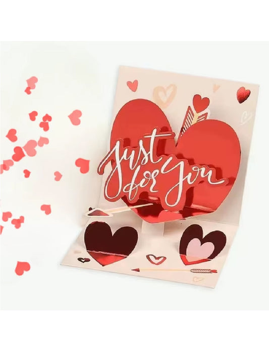Pop up Valentine's Card  (1 Pc)