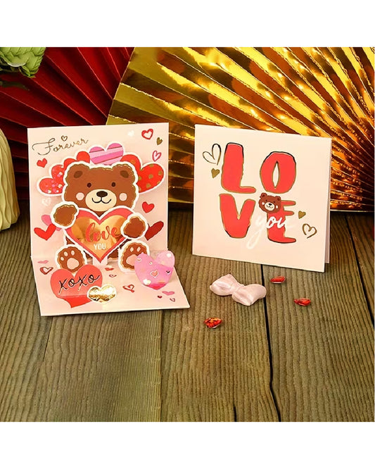 Pop up Valentine's Card  (1 Pc)
