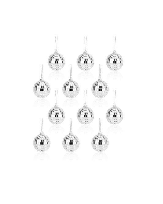 Disco Glass Ball 3 cm (Pack of 12)