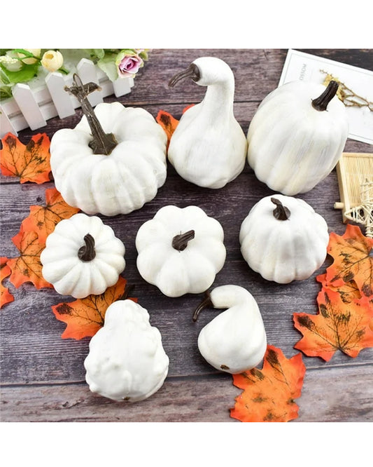 DIY White Pumpkin (Pack of 8)