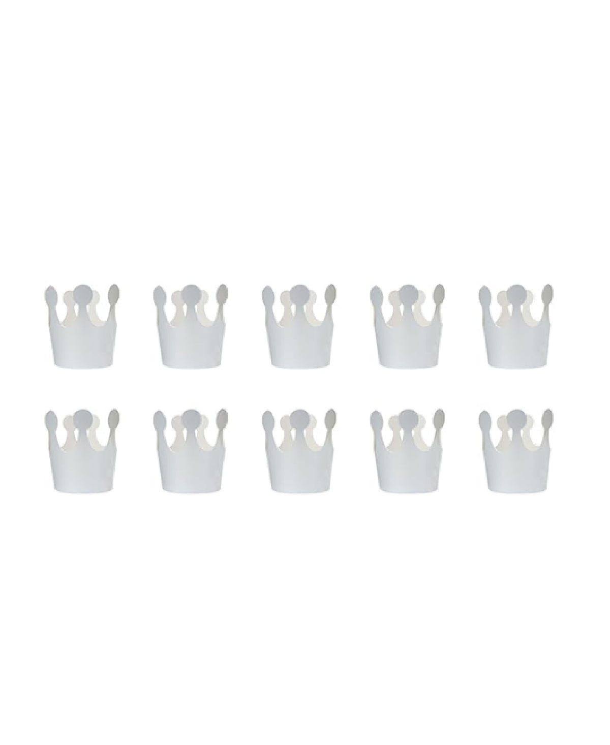 Mini Crown Party Hats (10 Pieces)