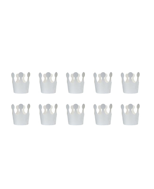 Mini Crown Party Hats (10 Pieces)