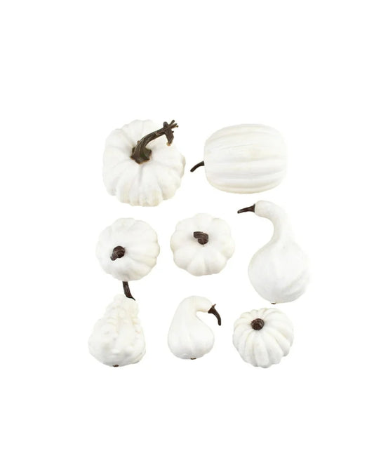 DIY White Pumpkin (Pack of 8)
