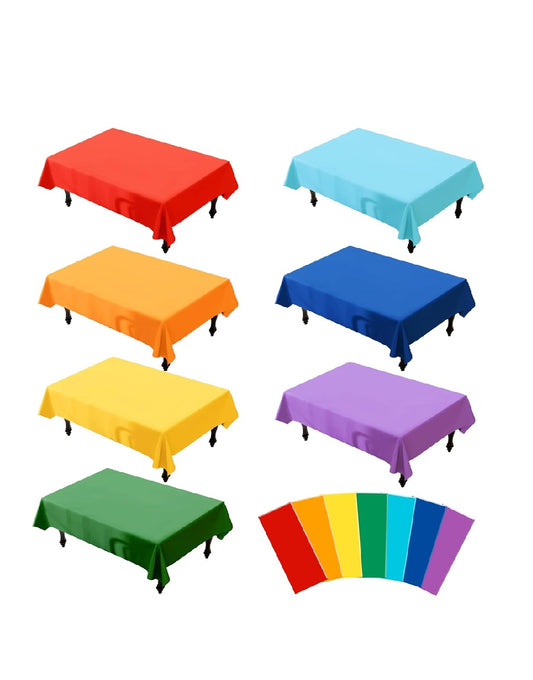 Colorful Table Cover (Pack of 7)