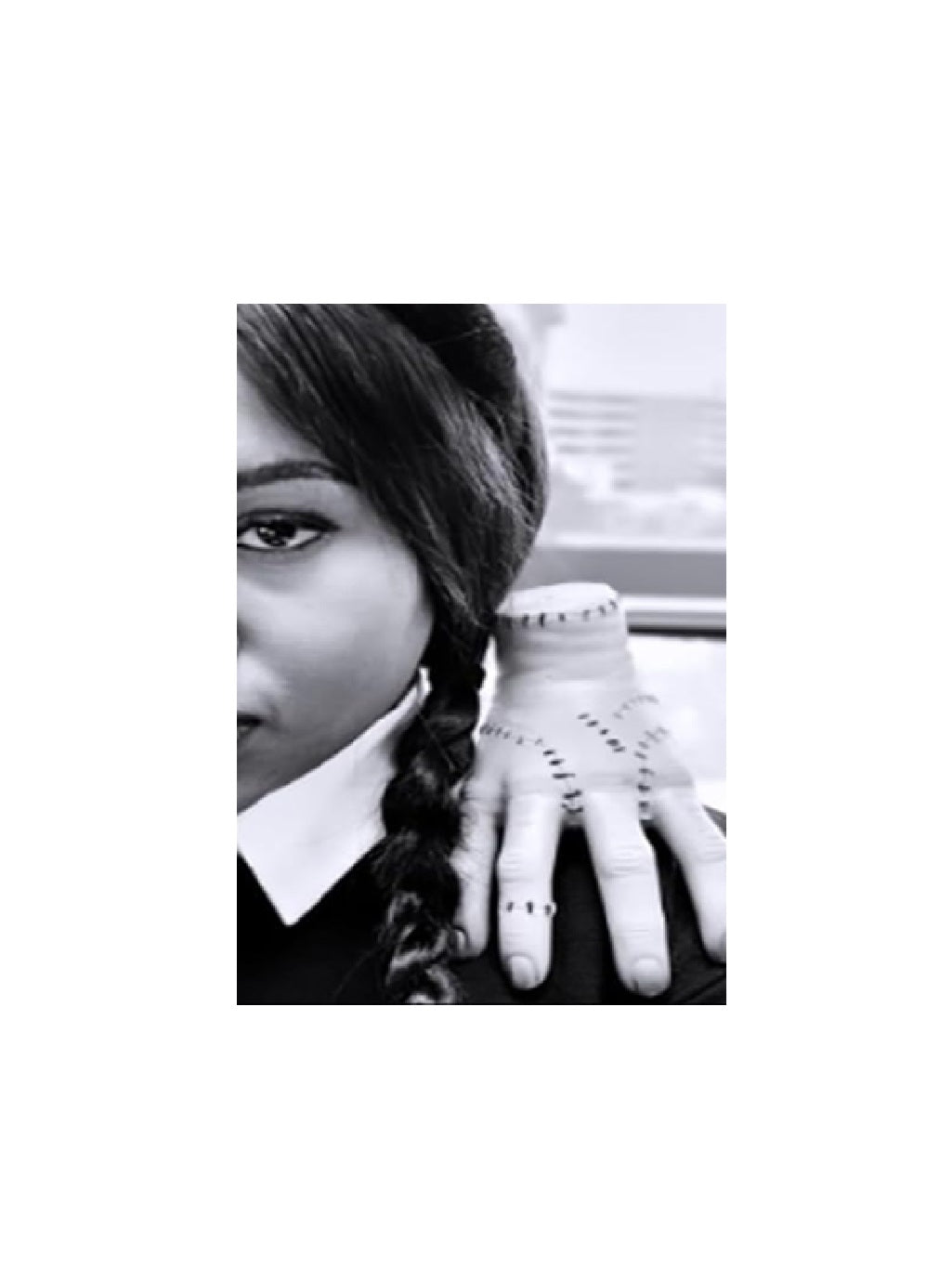 Wednesday Addams Family Hand