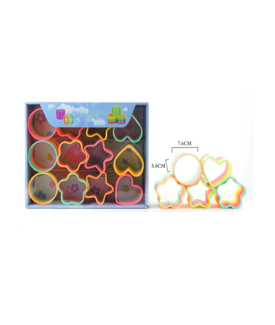 Shapes Rainbow Spring (12 Pieces)