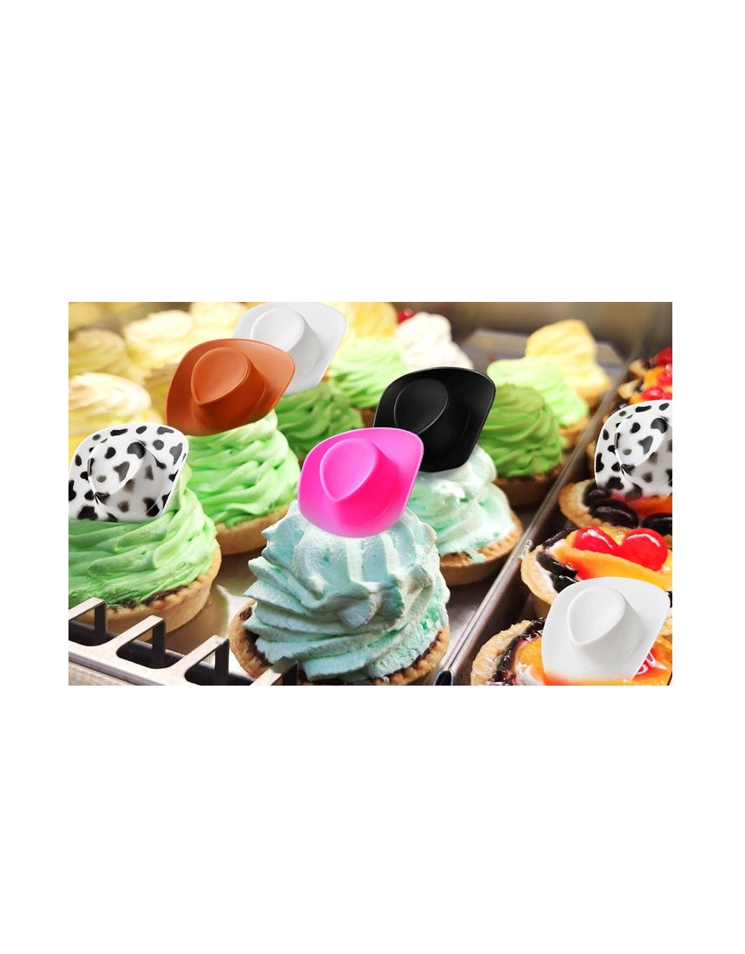 Mini Cowboy Hats Toppers
