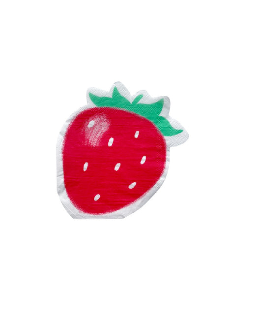 Strawberry Shaped Napkins