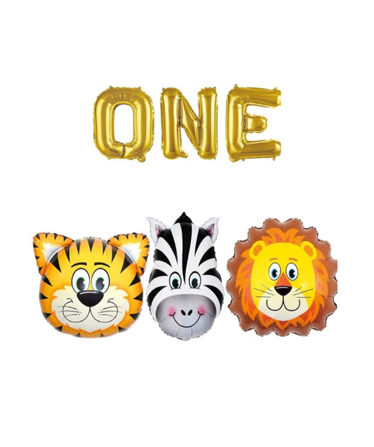 Wild One Balloons Set