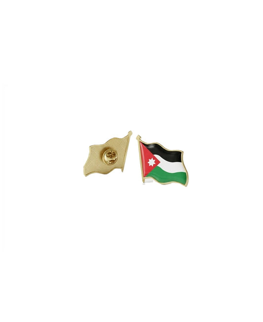 Jordan Flag Metal Pin