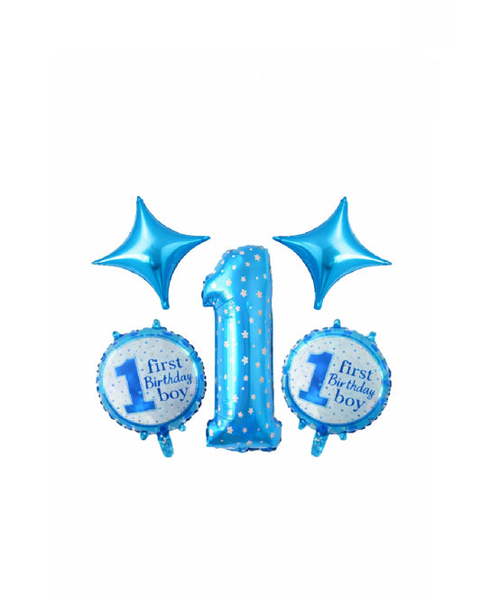 First Birthday Balloons Set
