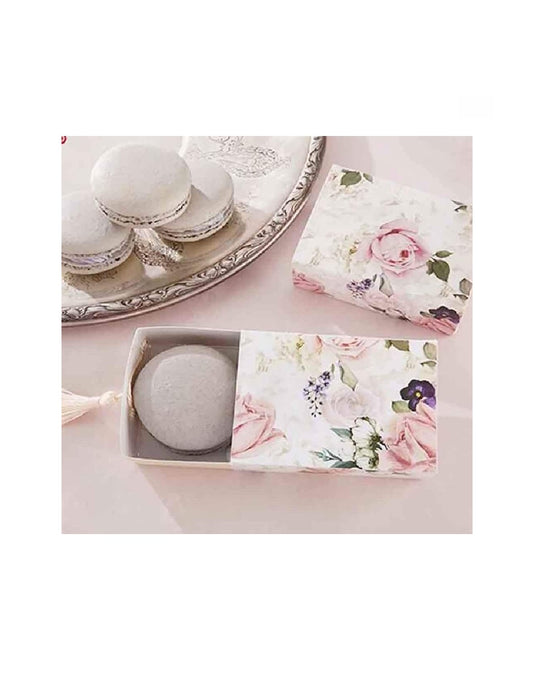 Floral Candy Drawer Design Party Favor Boxes (4 Pieces)