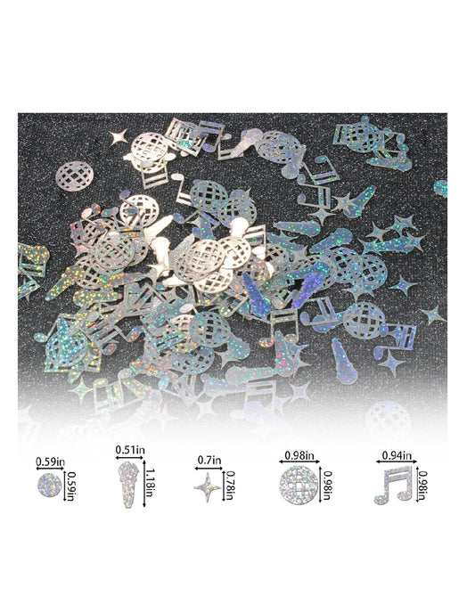 Glitter Music Table Confetti