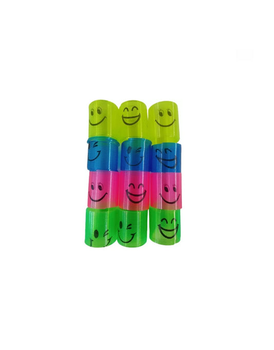 Smiley Mini Neon Spring (Pack of 12)