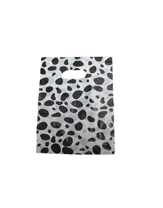Dalmatian Spotted Black/White Dog Print Bag (10 Pieces)