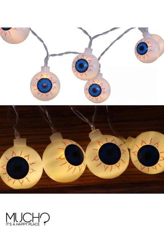 Halloween Eyeball LED String Lights