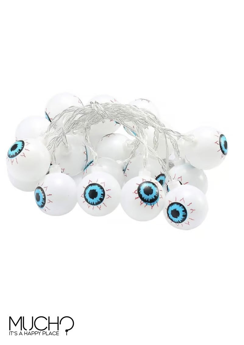 Halloween Eyeball LED String Lights