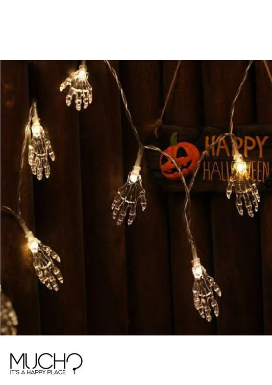 Halloween Skeleton Hands LED String Lights