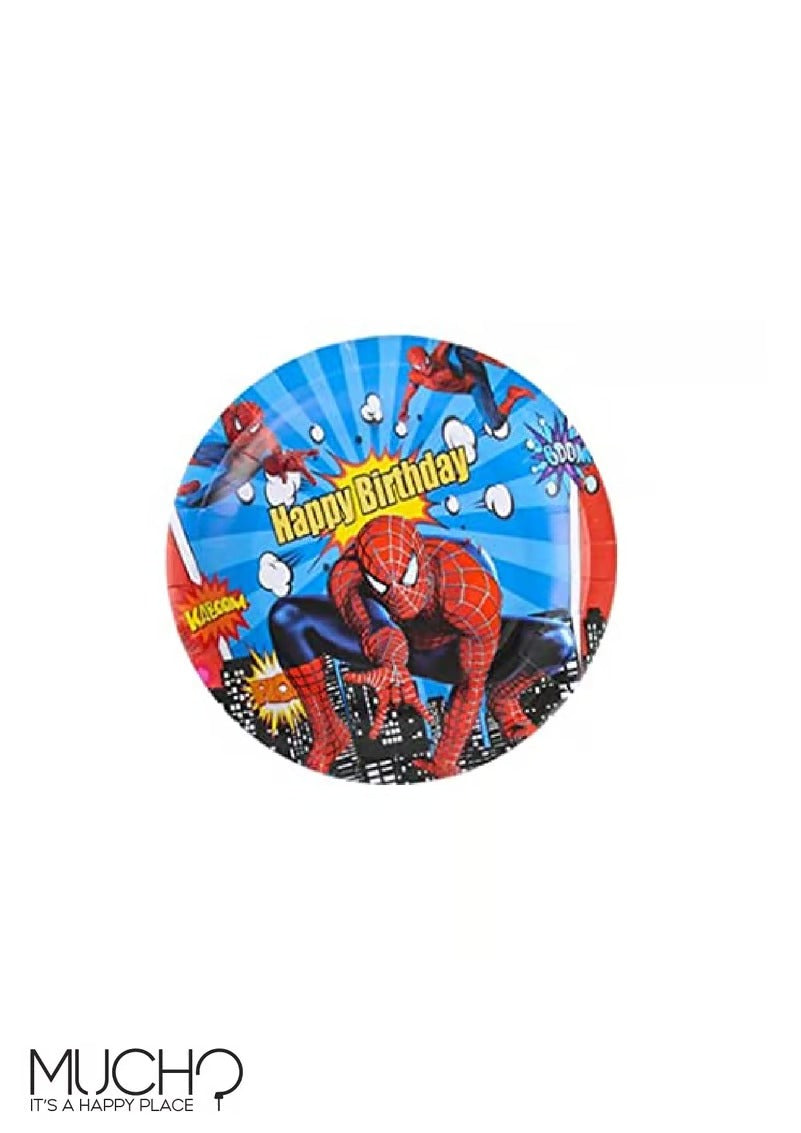 Spiderman 7 Inch Plates