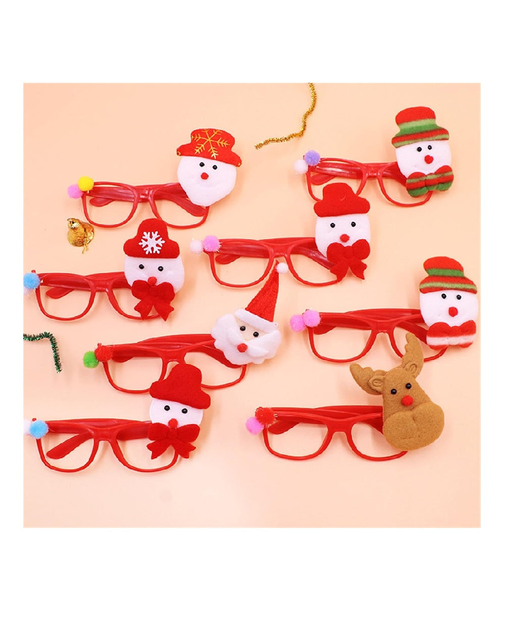 Christmas Glasses  (1 Piece)