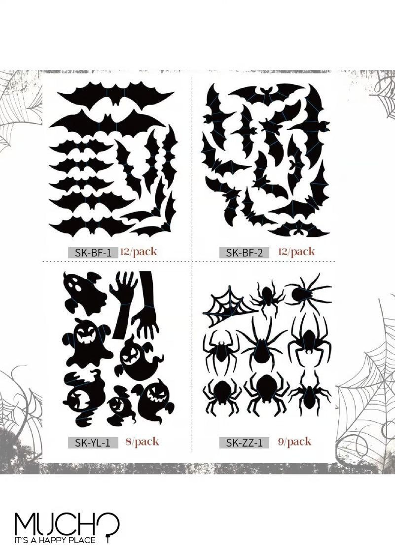 Bats/Spiders Shapes Pack