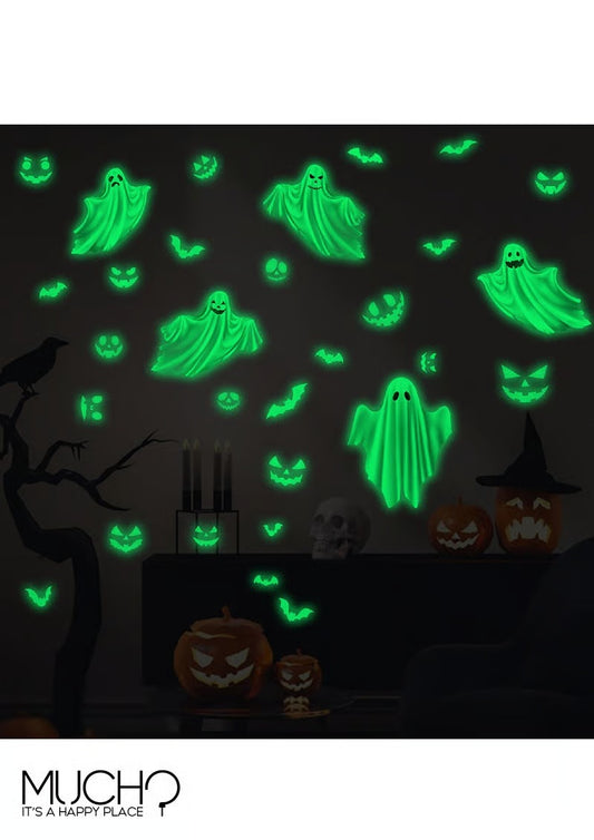 Glow Ghosts Sticker Sheet