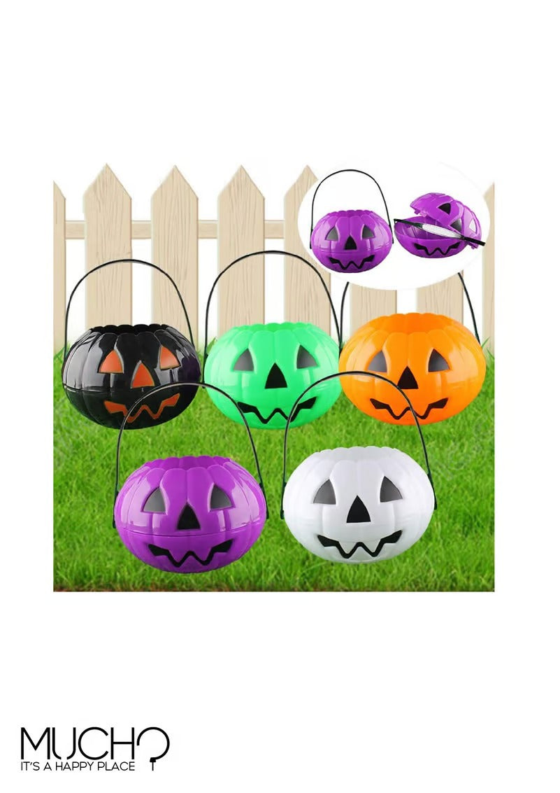 Colored Pumpkin Basket