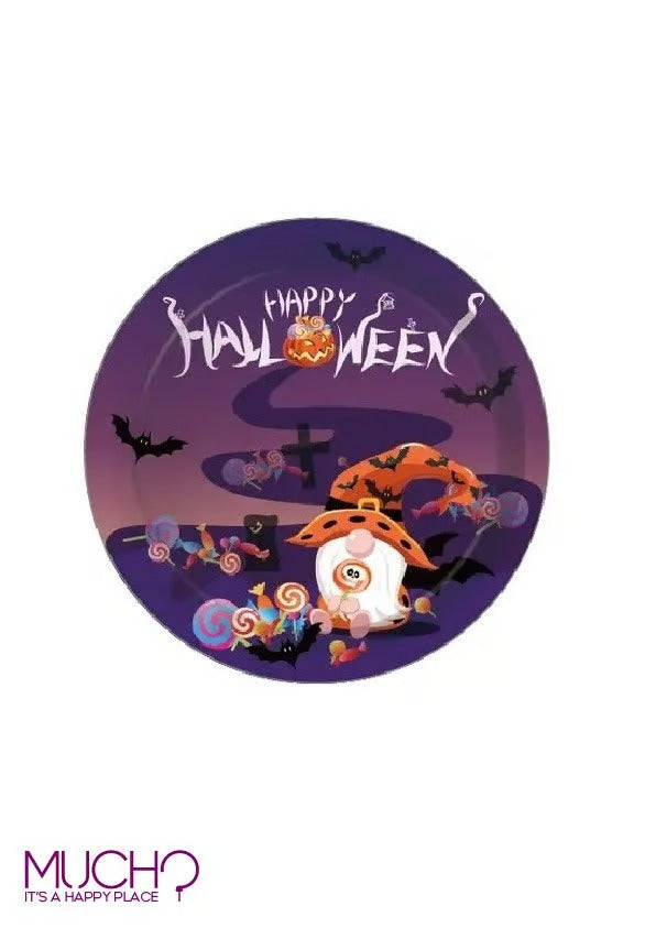 Halloween Gnome 7 Inch Plates