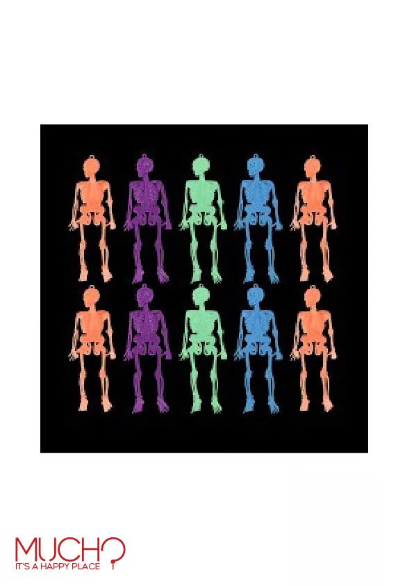 Mini Skeletons Favors(Pack Of 12)