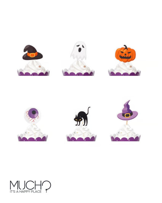 Halloween Cupcake Toppers