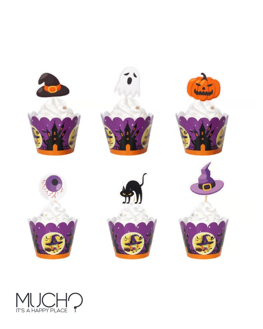 Halloween Cupcake Toppers