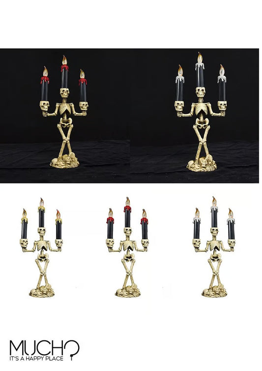 Skeleton Candle Holder