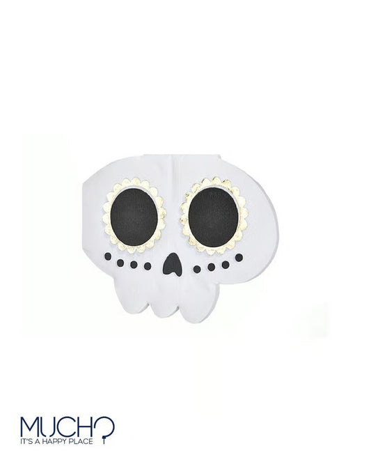 Halloween White Mini Napkins