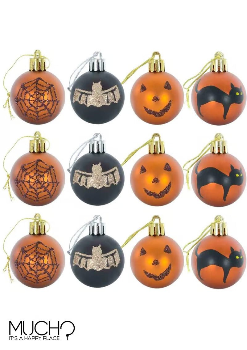 Halloween Decoration Balls (Pack of 12)