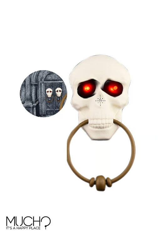 Spooky Skull Door Bell with LED Light & Sound Effect