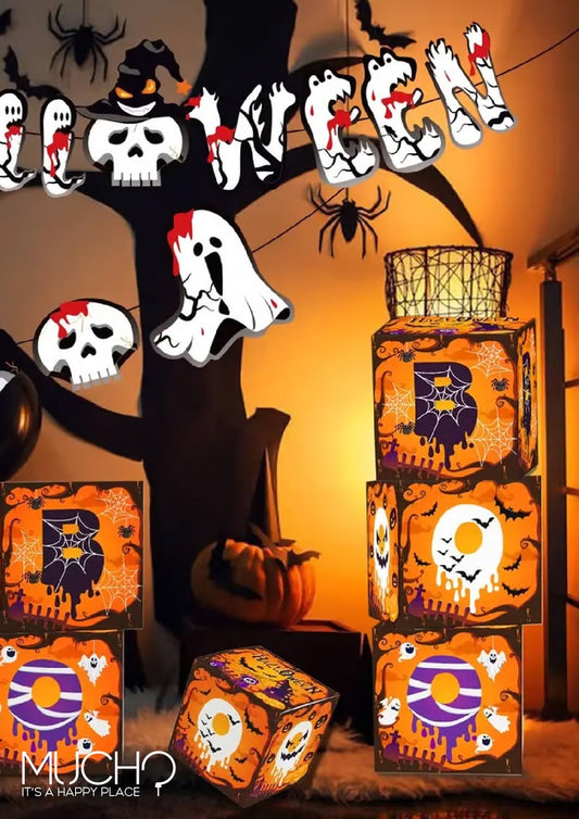 BOO Decoration Paper Box Pack