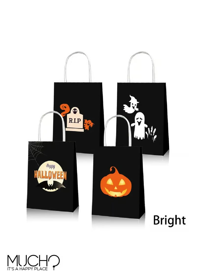 Glow in the dark Halloween Bags (Pack of 6)