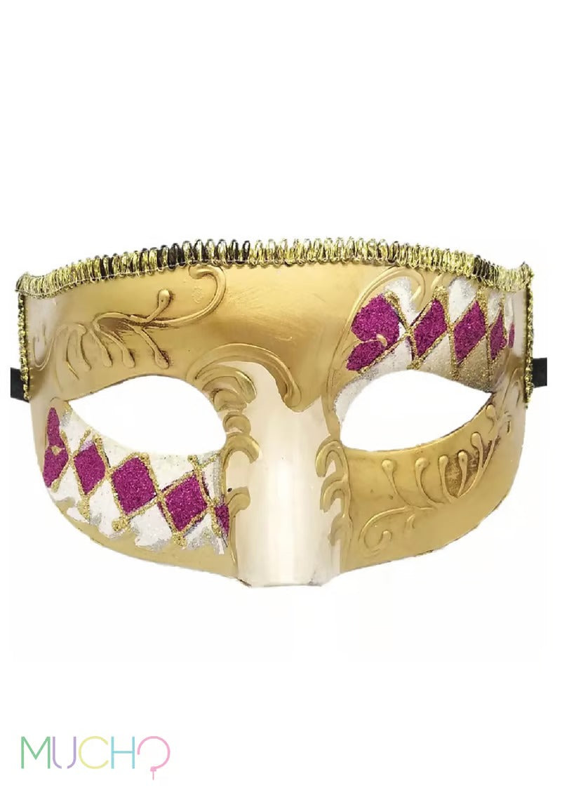 Painted Face Masquerade Mask