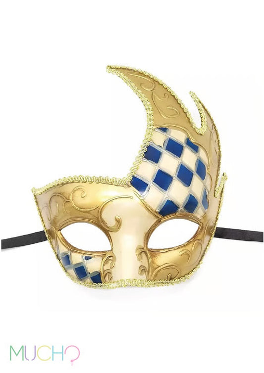 Checkered Masquerade Mask