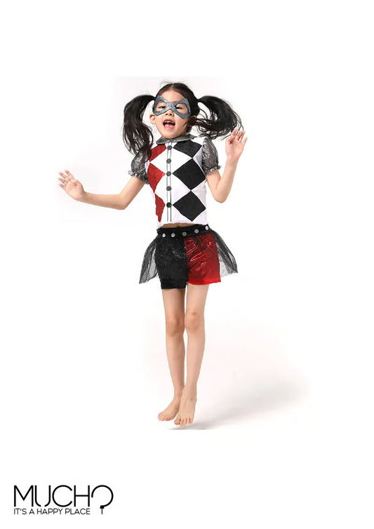 Harley Quinn Girls Costume