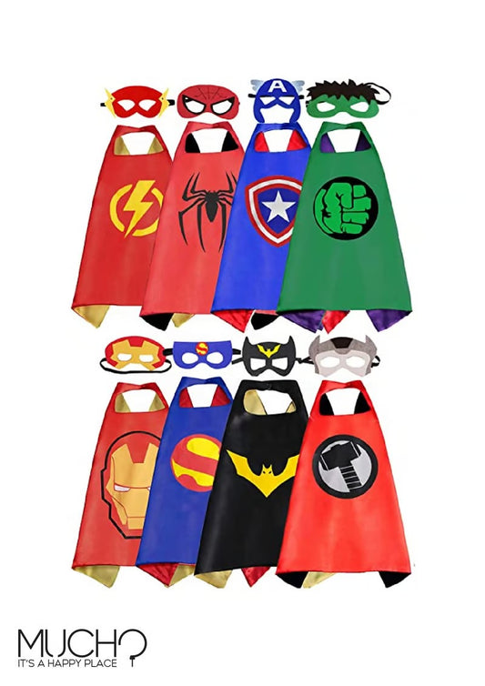 Superheros Cape + Mask (1 Set)