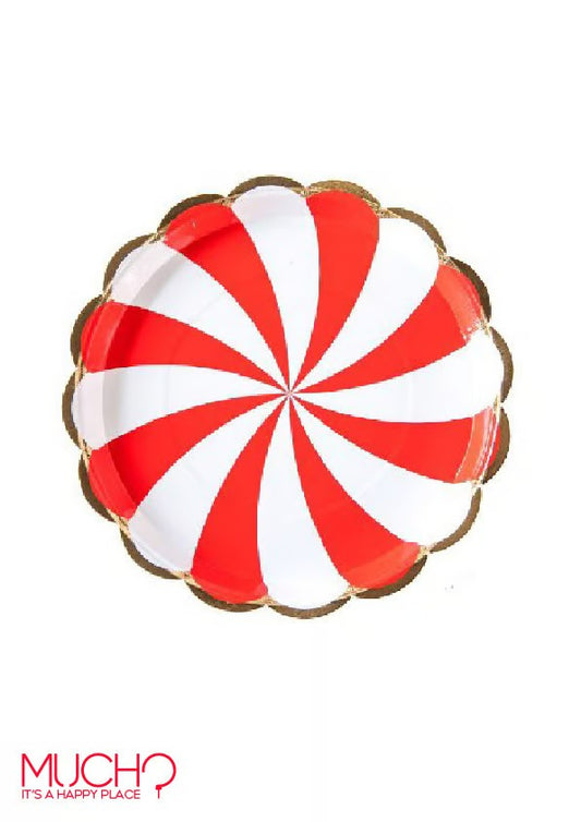 Circus Red 9 Inch Plates