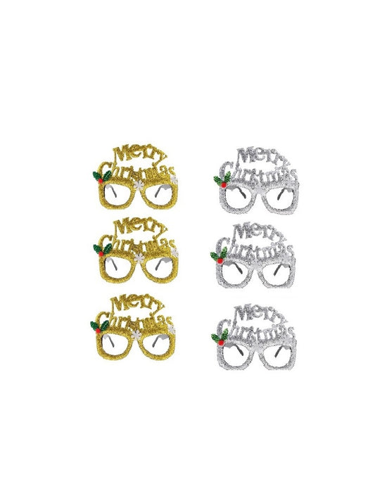 Christmas Glasses (6 Pieces)