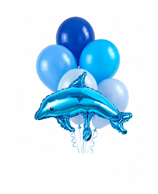 Dolphin Balloons Bunch