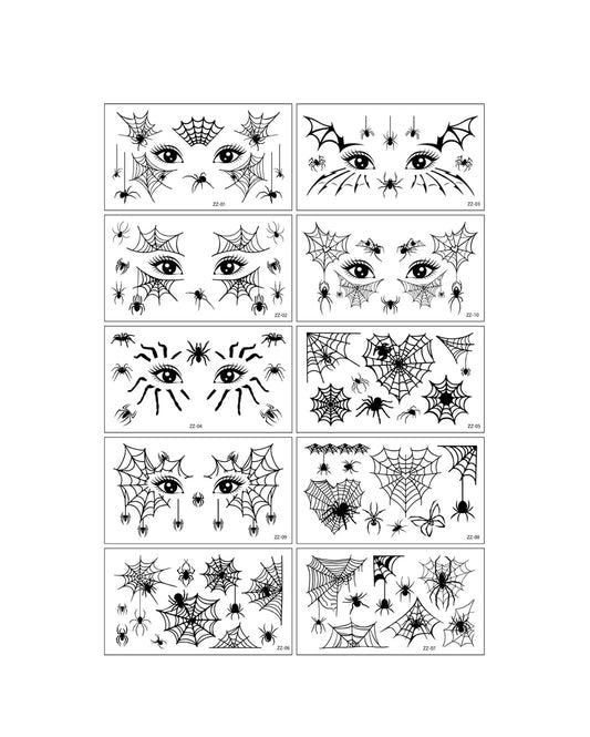 Halloween Eyeshadow Temporary Tattoo