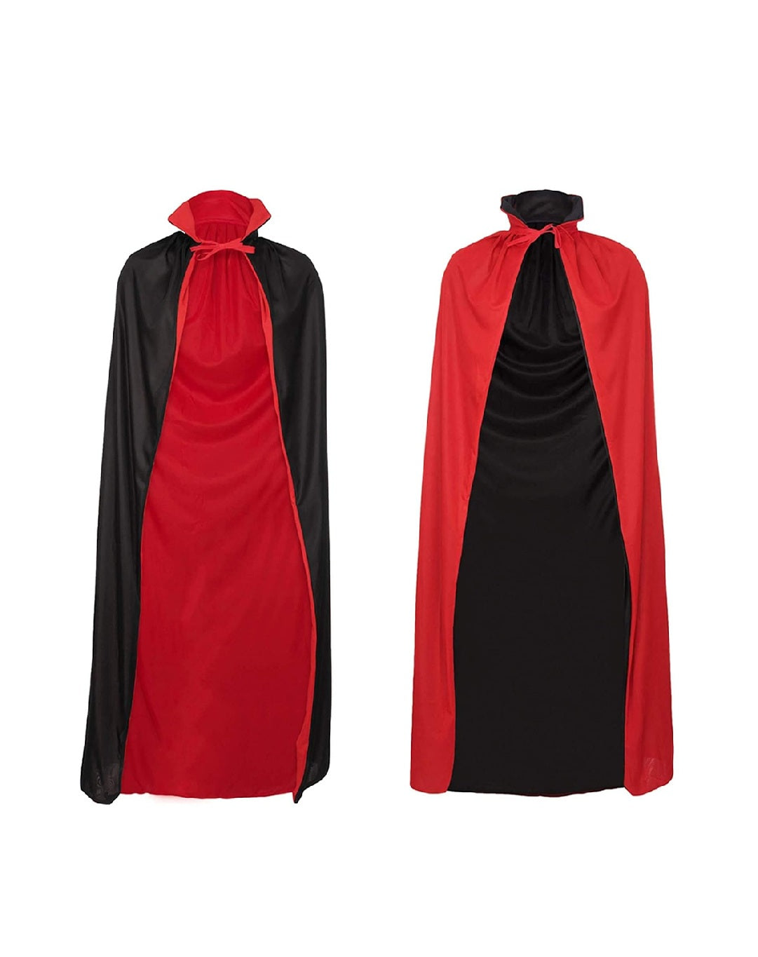 Reversible Black and Red Cape