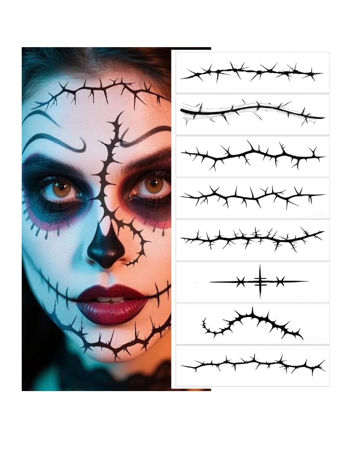 Halloween Scar Tattoos
